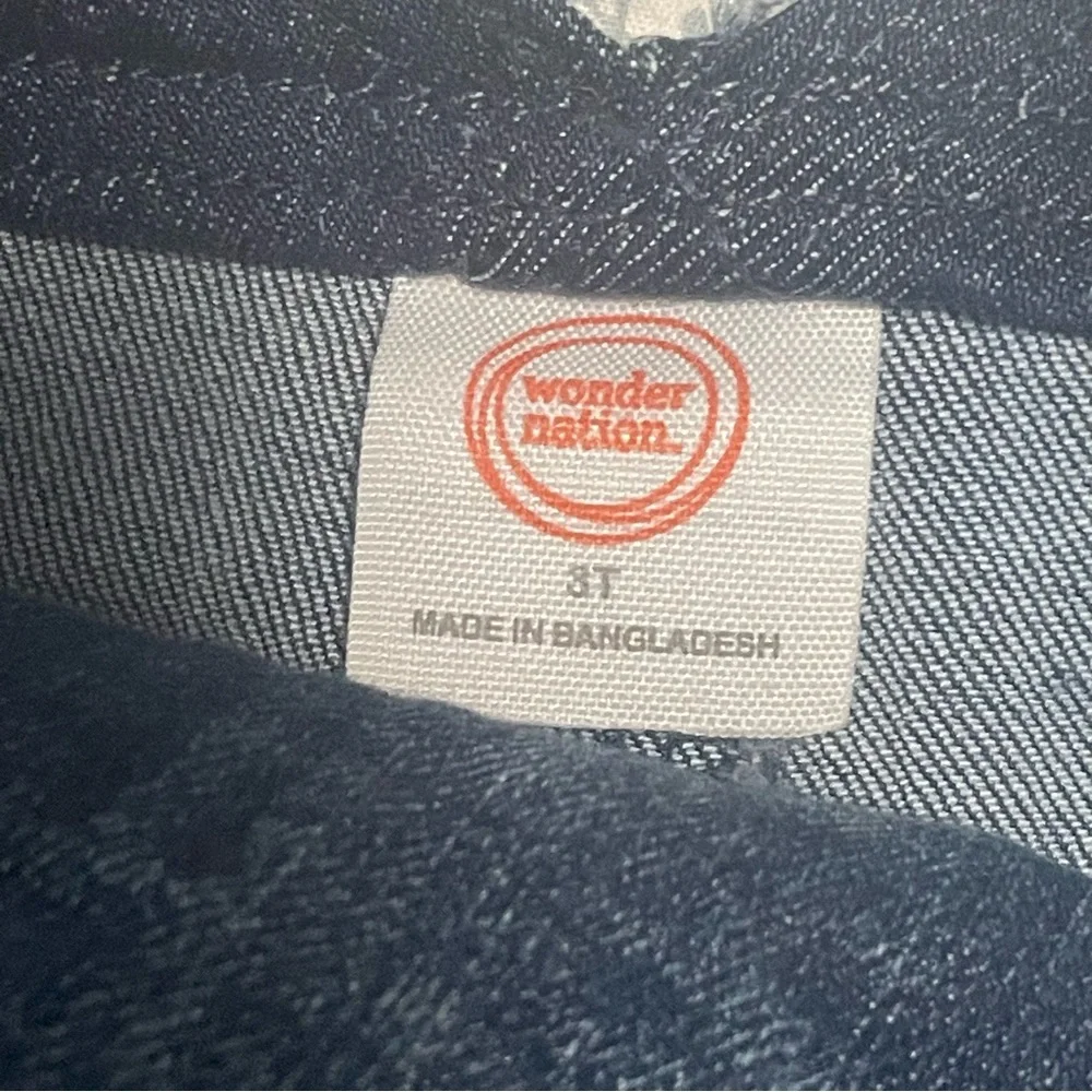 Wonder Nation Boys Denim Overalls - 3T